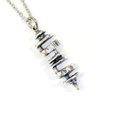 Crankshaft Necklace in Sterling Silver