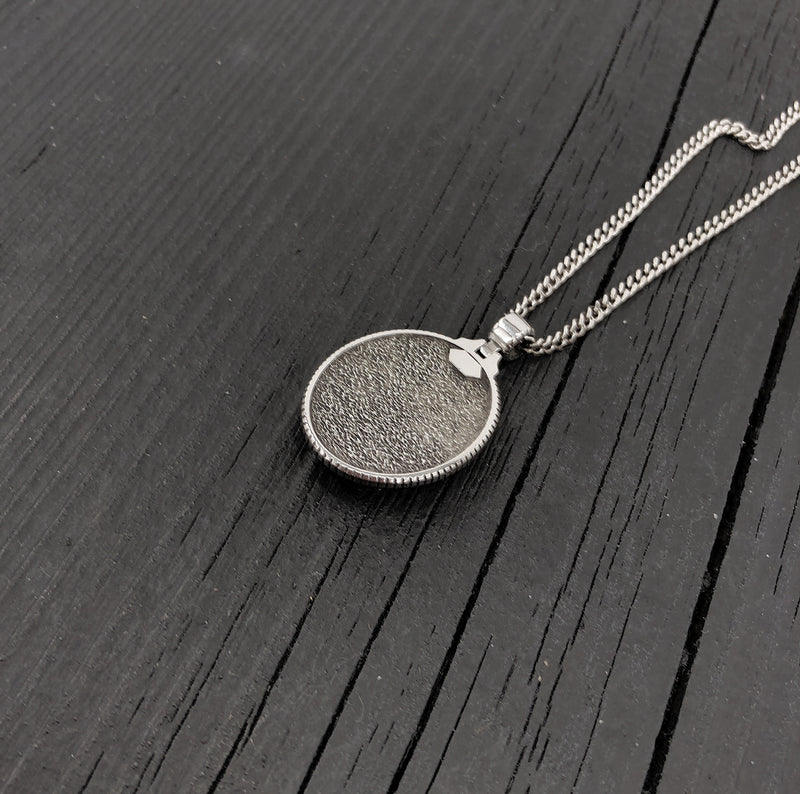 Kissing Skeletons Necklace in Solid Stainless Steel