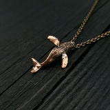 My breaching humpback whale is the perfect gift for anyone that appreciates these magnificent ocean mammals. This whale is completely three dimensional. It is cast in solid bronze with a generous integrated bail.