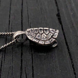 Turtle Shell Cremation Necklace – Sterling Silver Urn