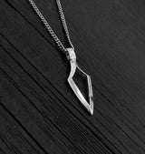 Sterling Silver 3D Pierced Broadhead Pendant | Unique Bow-Hunting Gift | Handmade Hunter Jewelry - Unisex Gift