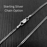 Chess Knight Necklace - Sterling Silver 3D Horse Head Pendant with Oxidized Finish