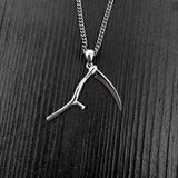 Grim Reaper Scythe Pendant Necklace in Solid 925 Sterling Silver - Unisex Jewelry Gift - Multiple Chain Lengths