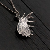 Moose Antler Necklace – Sterling Silver Rustic Style Animal Pendant Jewelry