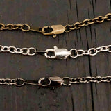 3mm Chain - Heavy Duty Replacement Jewelry Chain with Durable Lobster Clasp