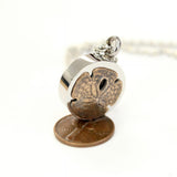 Sand Dollar Cremation Necklace – Nautical Memorial Urn Pendant