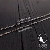 Sterling Silver Auryn Necklace – Mythic Entwined Serpent Pendant