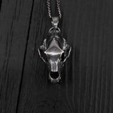 Grizzly Bear Skull Necklace