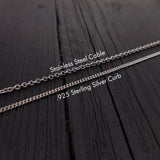 Gothic Necklace, Sterling Silver Guillotine Pendant for Dark Academia, Witchy Historical Macabre Jewelry