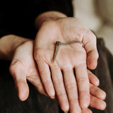 Sterling Silver Arrowhead Pendant - Coffin Nail Necklace by Moon Raven Designs Gothic Jewelry