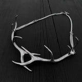 Elk Antler Necklace in Solid Sterling Silver
