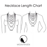 Raven Skull Necklace - Detailed Raven Pendant With Patina Effect Bronze Necklace