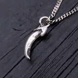 Fox Claw Necklace – Silver Fox Pendant With Unique Claw Jewelry by Moon Raven Designs