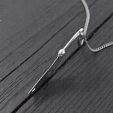 Skull Cleaver Pendant Necklace Gothic Jewelry, Sterling Silver Charm Solid 925 Silver, Unisex