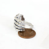 Sterling Silver Skeleton Ring – Anatomical Hand Band, Macabre Bone Jewelry