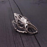 Chameleon Skull Ring