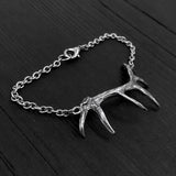 Deer Antler Bracelet - Handcrafted Rustic Style Elk Antler Jewelry For Men & Women
