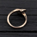 Horse Hoof Ring – Adjustable Two-Tone Equestrian Ring by Moon Raven Designs