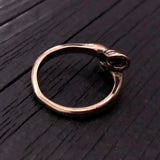 Horse Hoof Ring – Adjustable Two-Tone Equestrian Ring by Moon Raven Designs