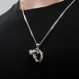 Sabrer Tooth Necklace – Sterling Silver Pendant | Ice Age Inspired Jewelry