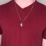 Horse Skull Pendant Sterling Silver Charm - Unique 3D Equestrian Jewelry Gift