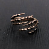 Raven Claw Ring – Double Claw Design, Gothic Statement Jewelry by Moon Raven