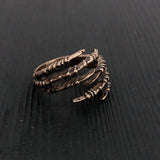 Raven Claw Ring – Double Claw Design, Gothic Statement Jewelry by Moon Raven