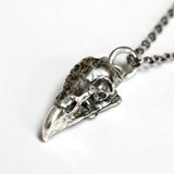 Vulture Skull Necklace – Bird Skull Pendant With Ossicle Detail Jewelry