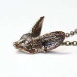 Fennec Fox Necklace – Handcrafted Fox Pendant by Moon Raven Designs