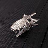 Moose Antler Ring – Handcrafted Sterling Silver Nature Inspired Animal Wrap Band