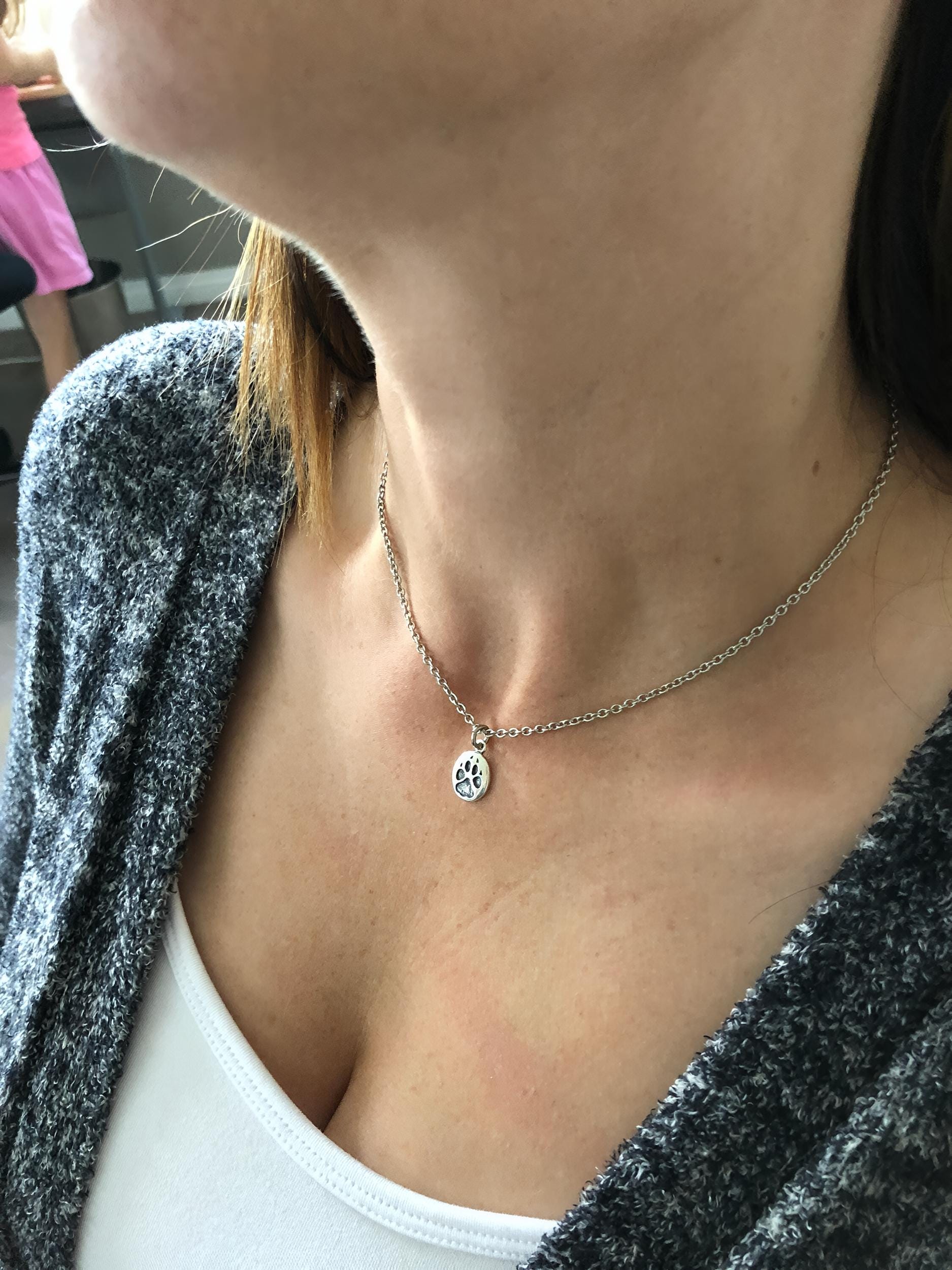 Wolf Track Necklace - Moon Raven Designs