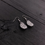 Turtle Shell Earrings – Handcrafted Sterling Silver Wildlife Inspired Jewelry