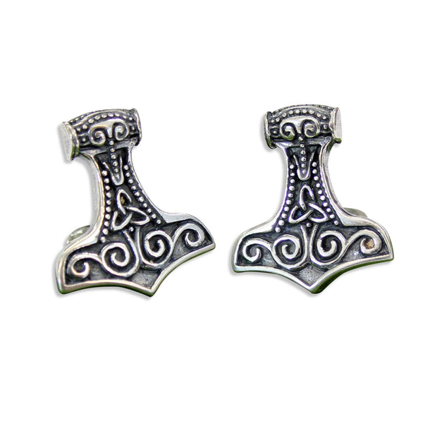Thor's Hammer Cufflinks - Moon Raven Designs