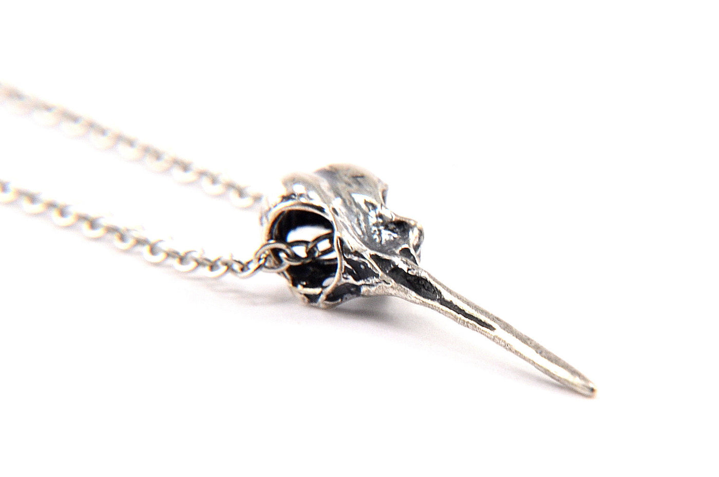 Hummingbird Skull Necklace Moon Raven Designs