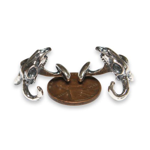 Ram Skull Cufflinks - Moon Raven Designs